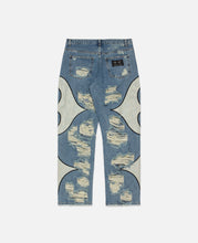 TC Leather Washing Denim Pants (War. Ver) (Blue)