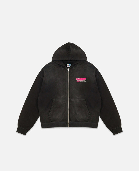 Basic Logo Zip Up (Black)