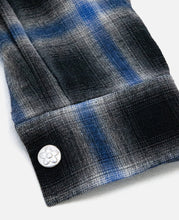 Brushed Flannel Shirt (Blue)