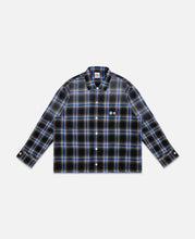 Brushed Flannel Shirt (Blue)