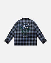 Brushed Flannel Shirt (Blue)