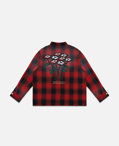 Brushed Flannel Shirt (Red)