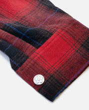 Brushed Flannel Shirt (Red)