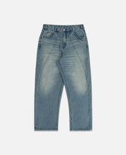 Classic Double Pocket Denim Jeans (Blue)