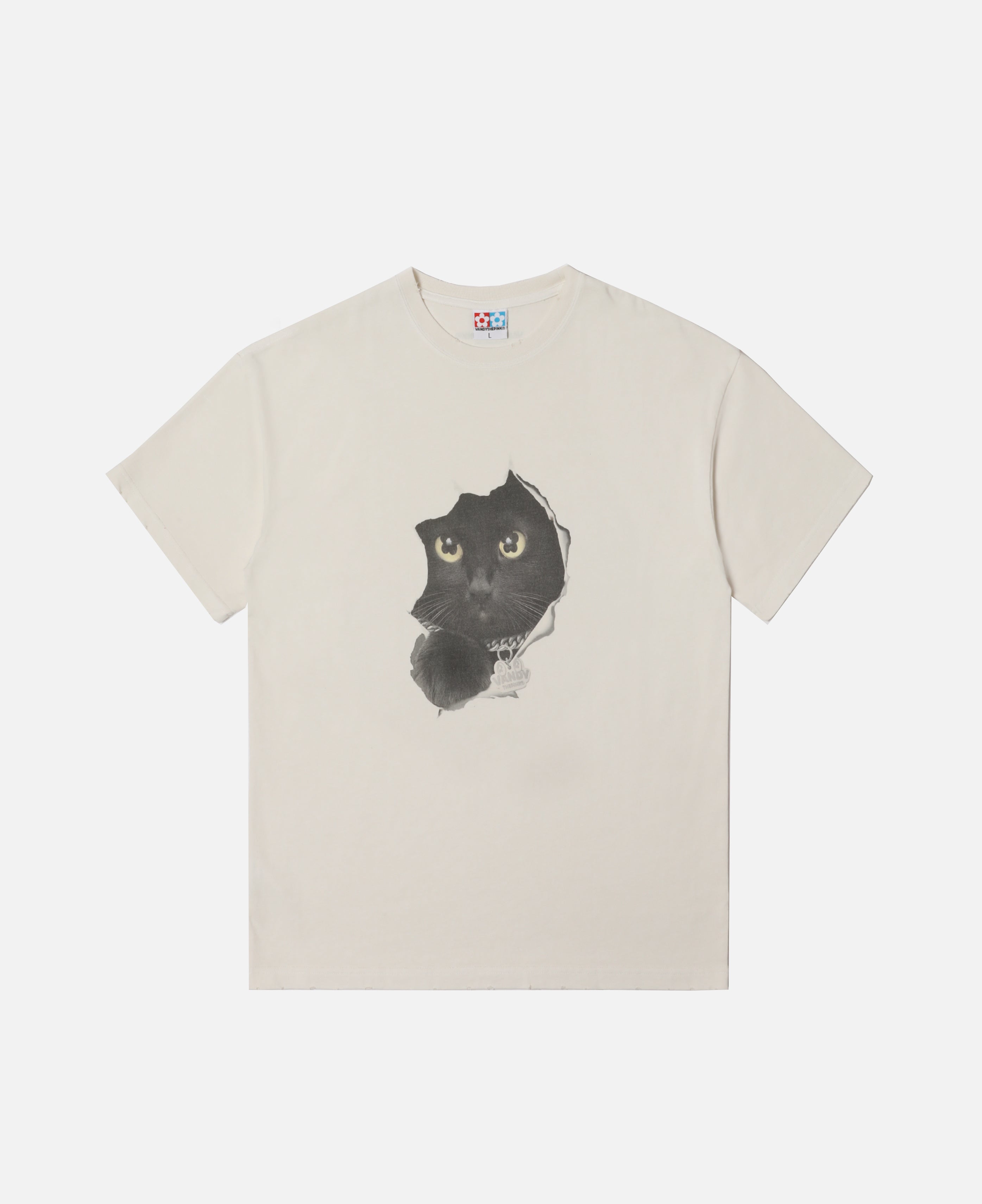 Cat T-Shirt (Off-White)