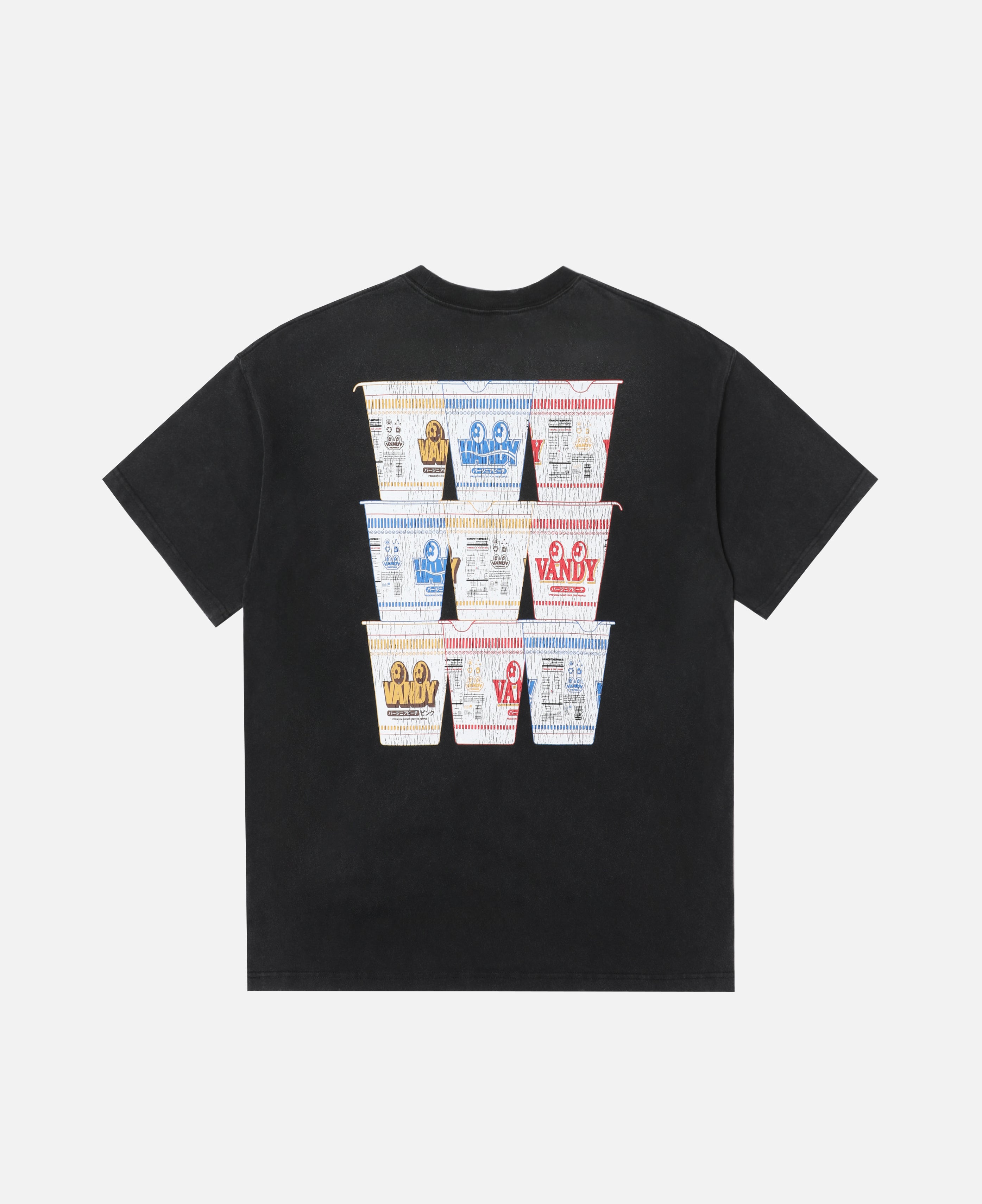 Cup Noodle Eye Logo T-Shirt (Black)