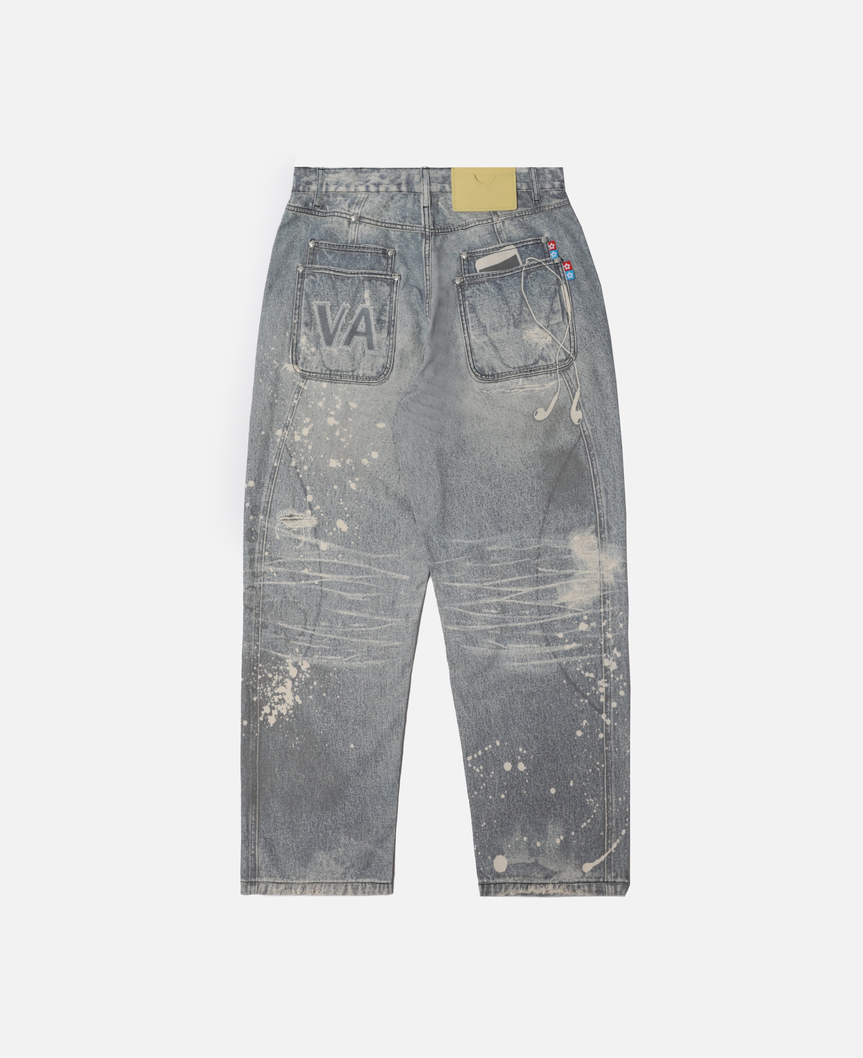 Trompe L'Oeil Pants (Blue)