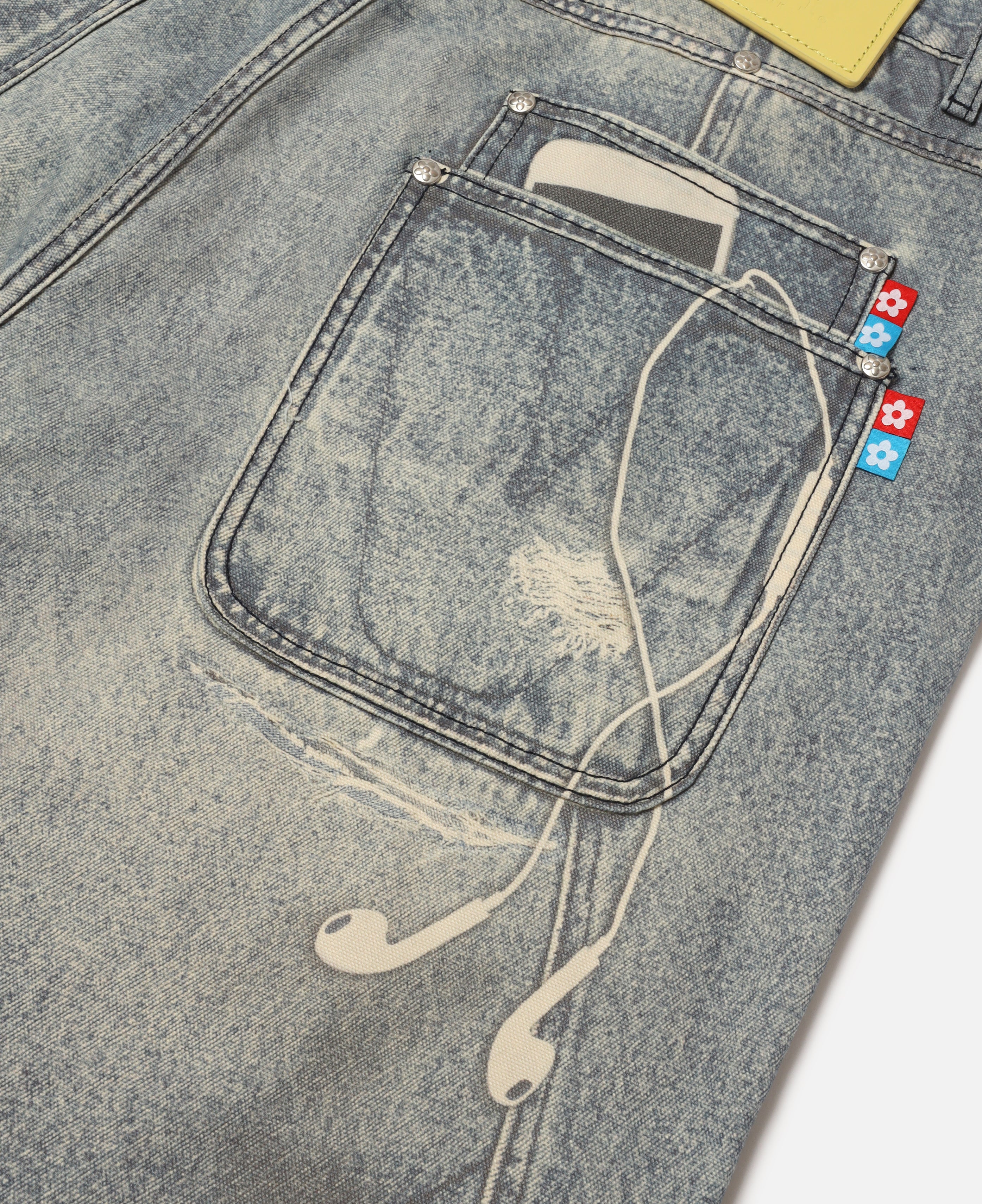 Trompe L'Oeil Pants (Blue)