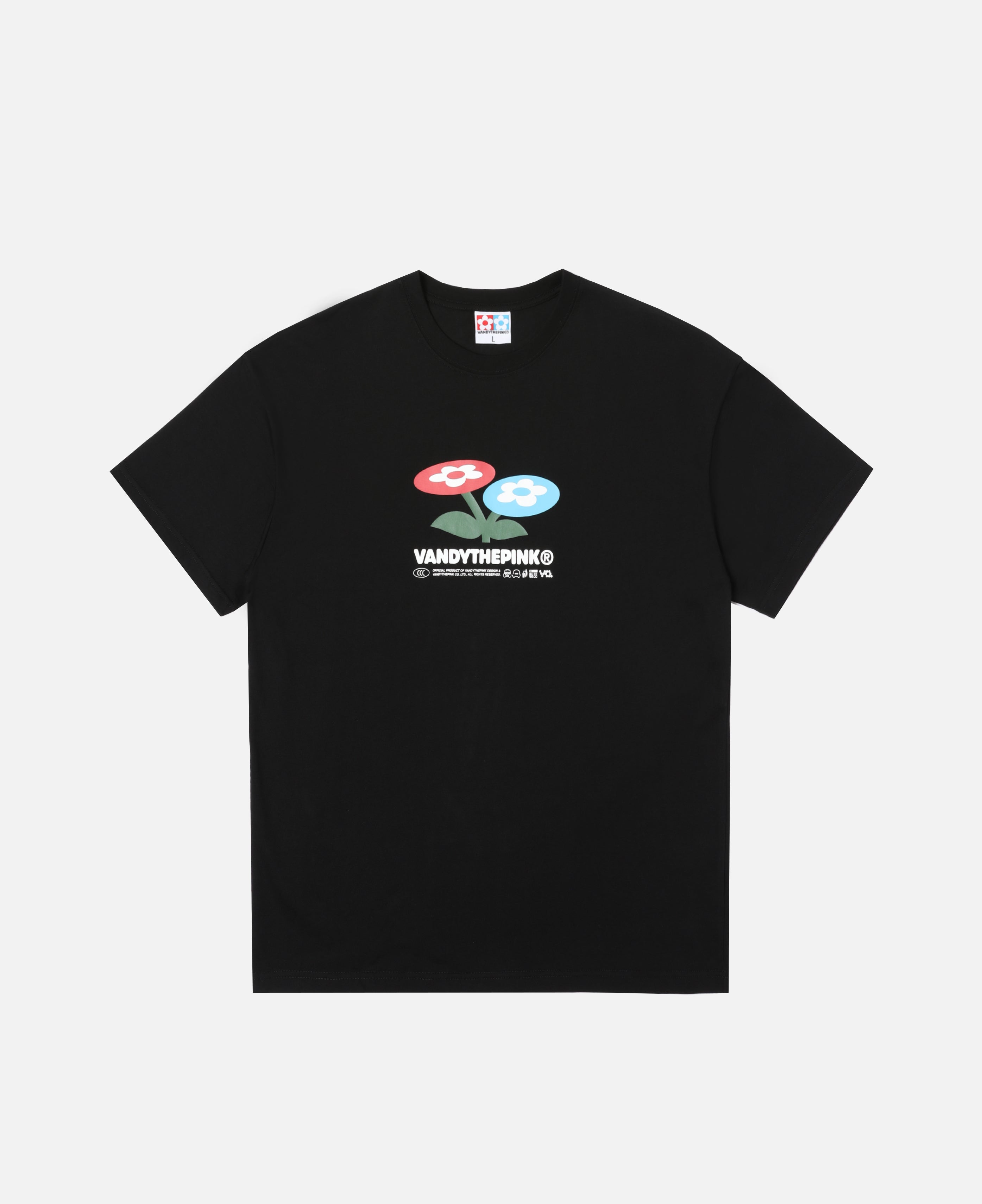 Va Classic Flower Bouquet T-Shirt (Black)
