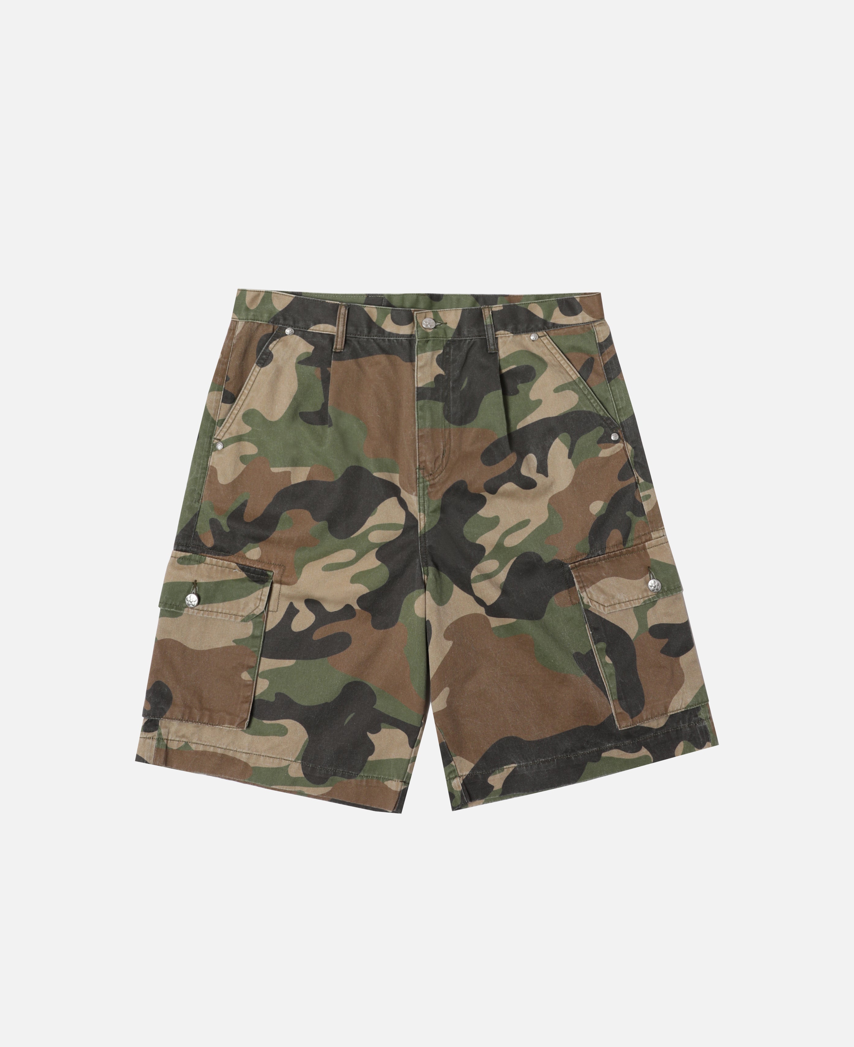 Woodland Camo Shorts (Green)