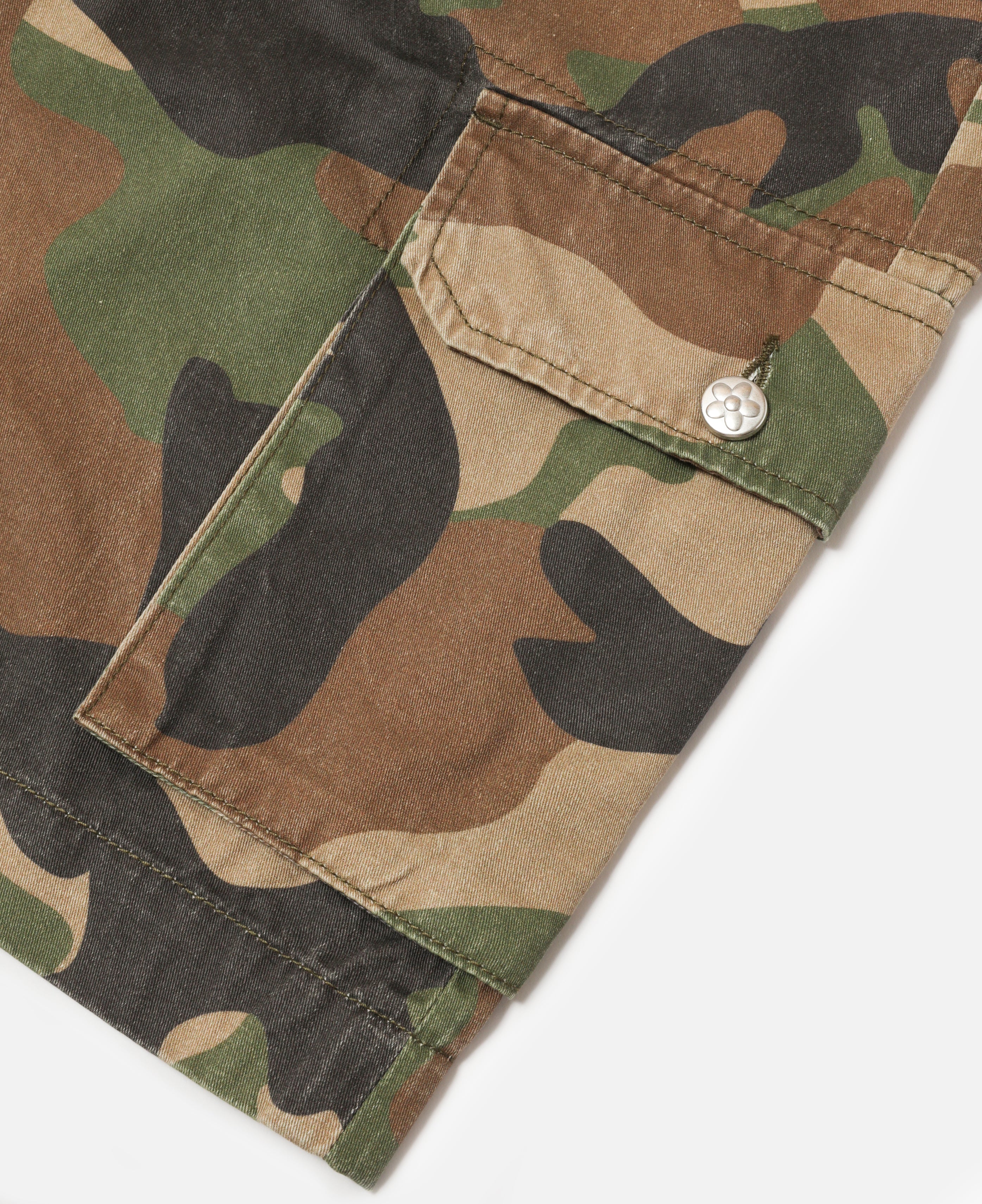 Woodland Camo Shorts (Green)