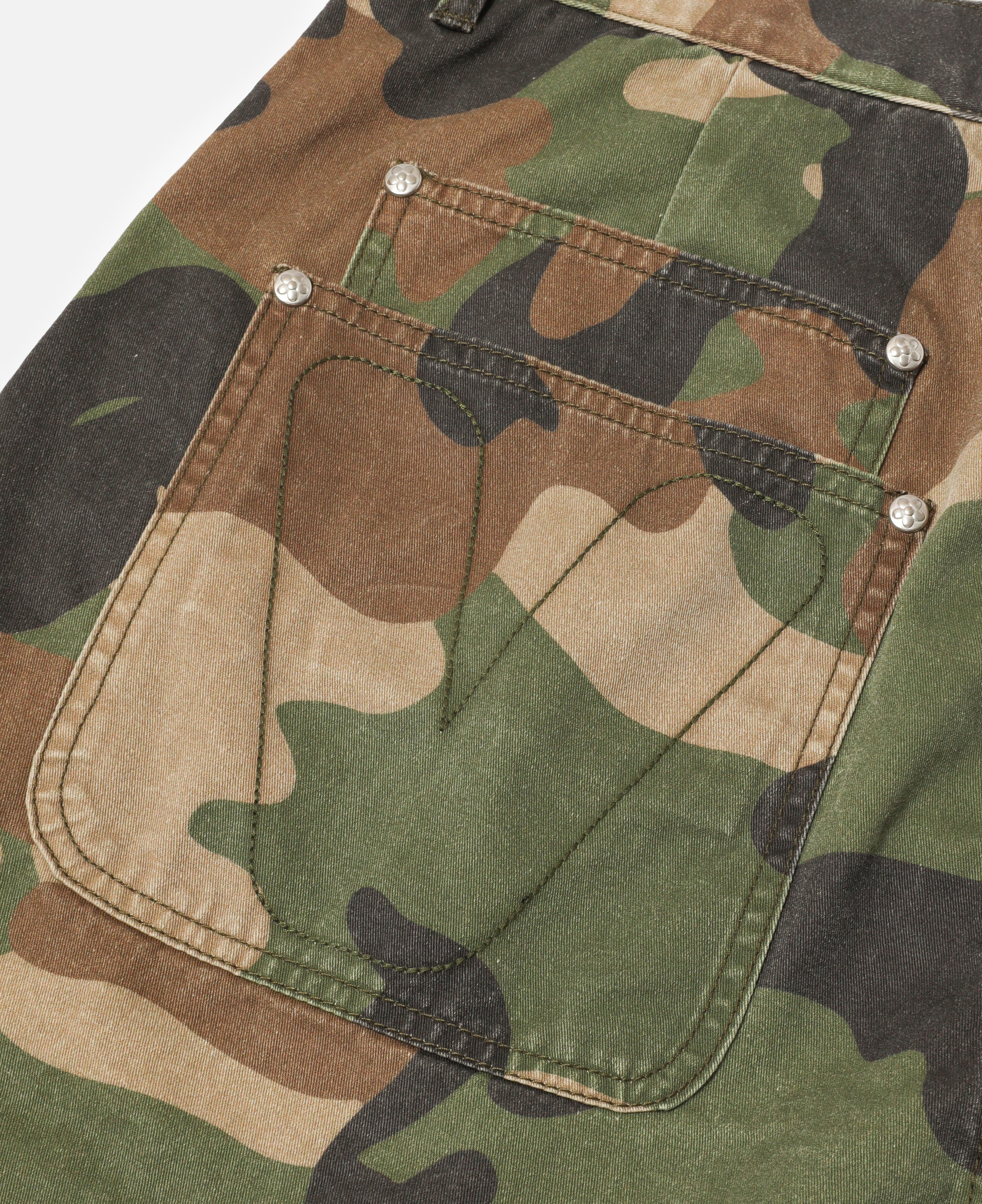 Woodland Camo Shorts (Green)