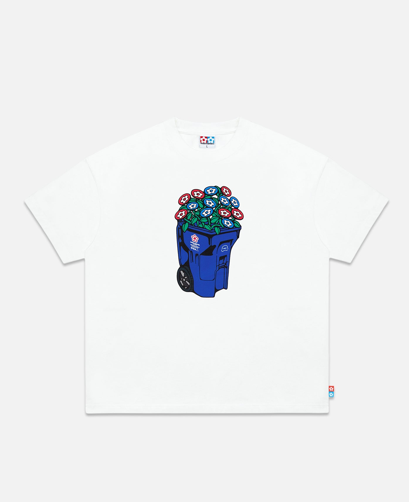 Trash Can T-Shirt (White)
