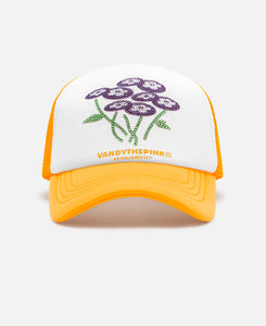 VTP Flower Trucker Hat (Orange)