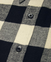 Flannel Regular Collar Shirt (Black)