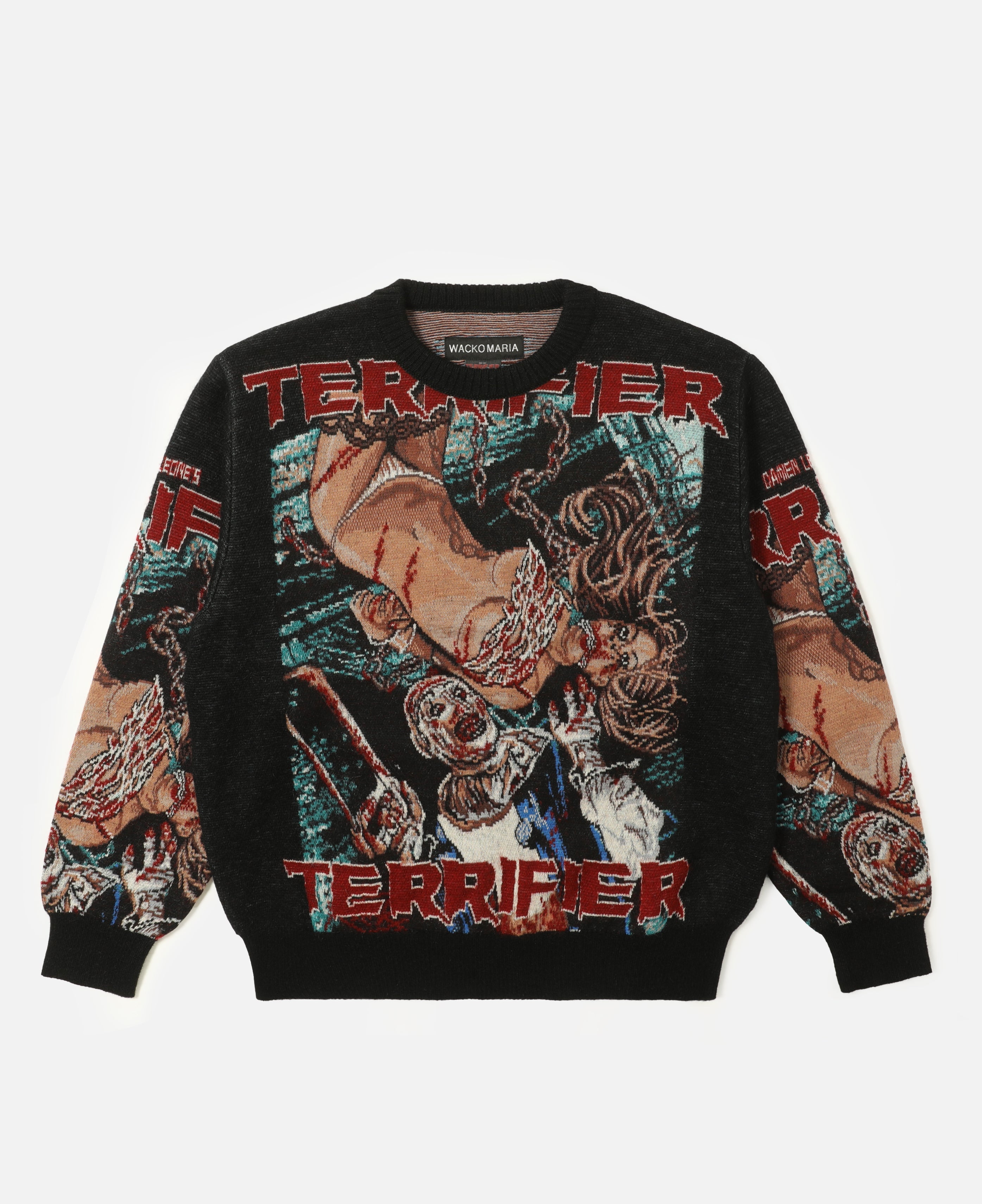 Wacko Maria X Terrifier Mohair Sweater (Black)