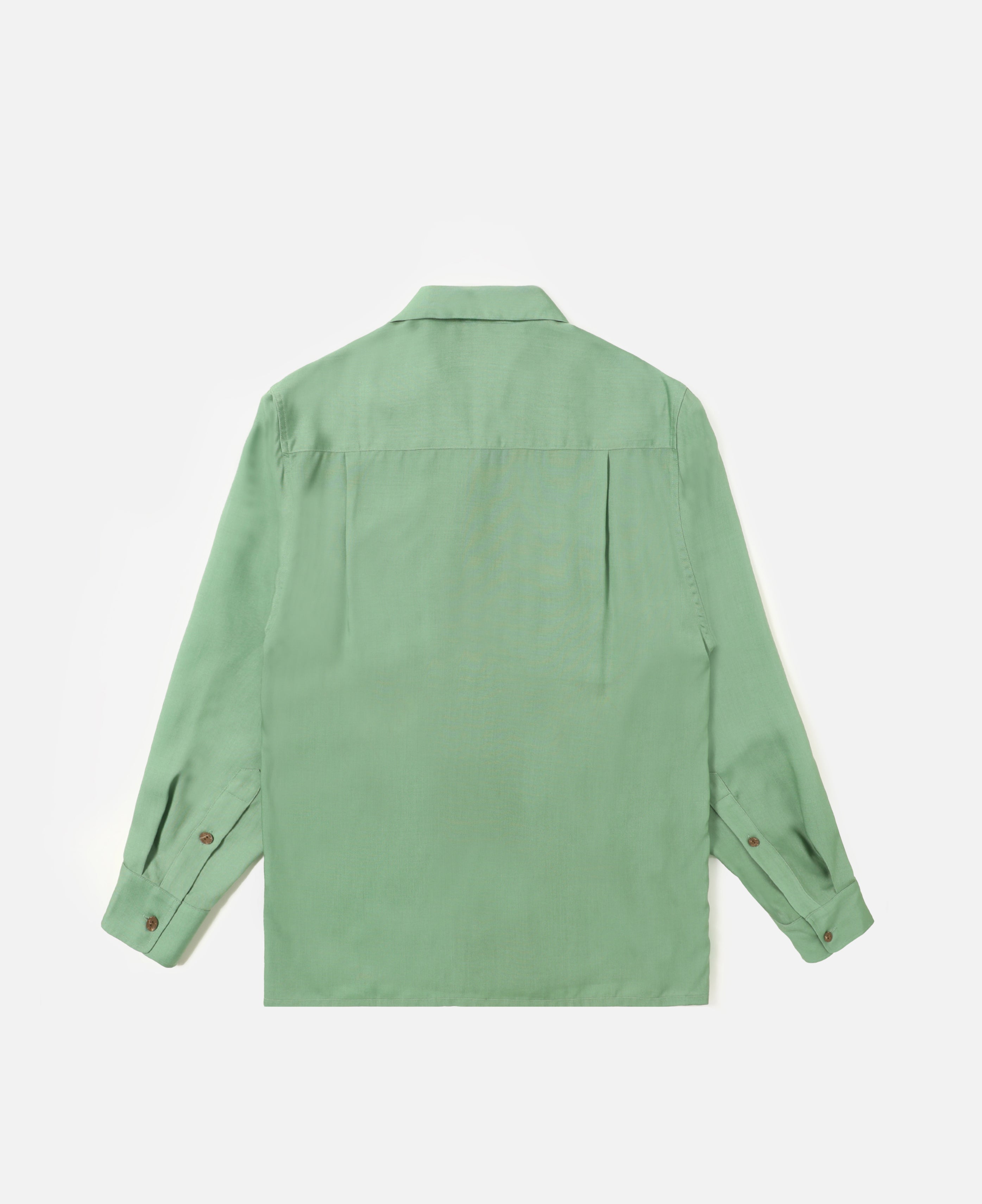 Wacko Maria X Tim Lehi Hawaiian Long-Sleeve Shirt (Green)