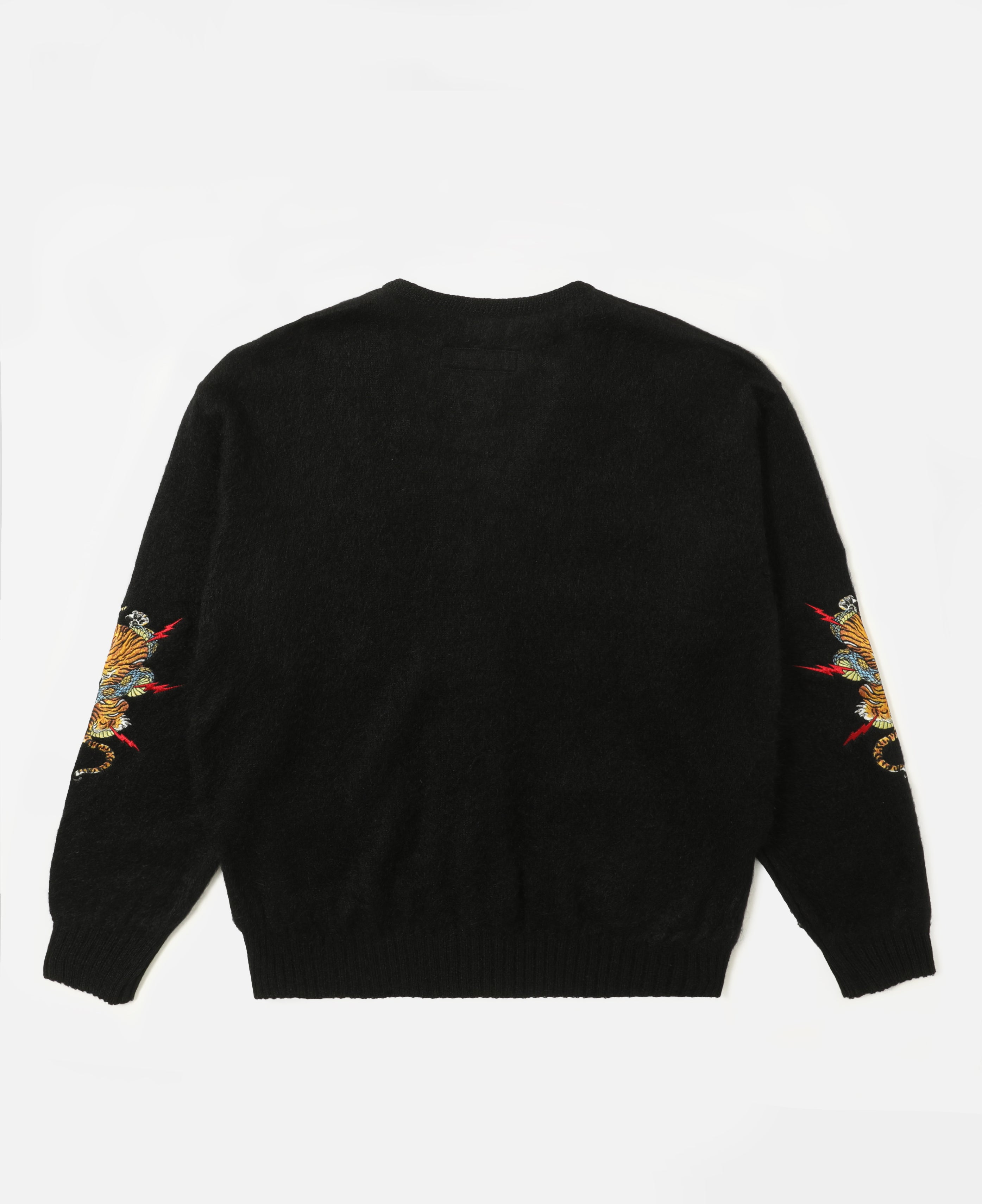 Wacko Maria X Tim Lehi Mohair Cardigan (Black)