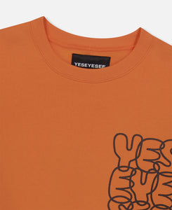 C-Logo Sweatshirt (Orange)