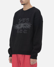 Eye Knit Pullover Sweater (Black)