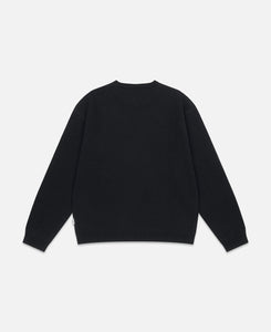 Eye Knit Pullover Sweater (Black)