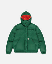 Hooded Down Jacket (Green)