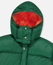 Hooded Down Jacket (Green)