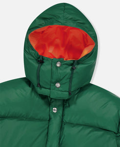 Hooded Down Jacket (Green)