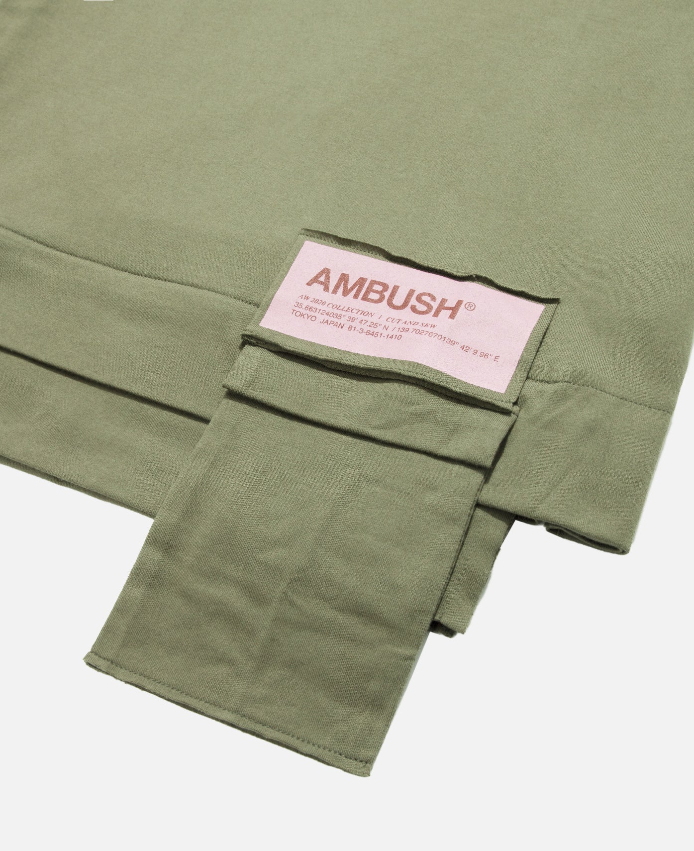 New Waist Pocket T-Shirt (Olive)