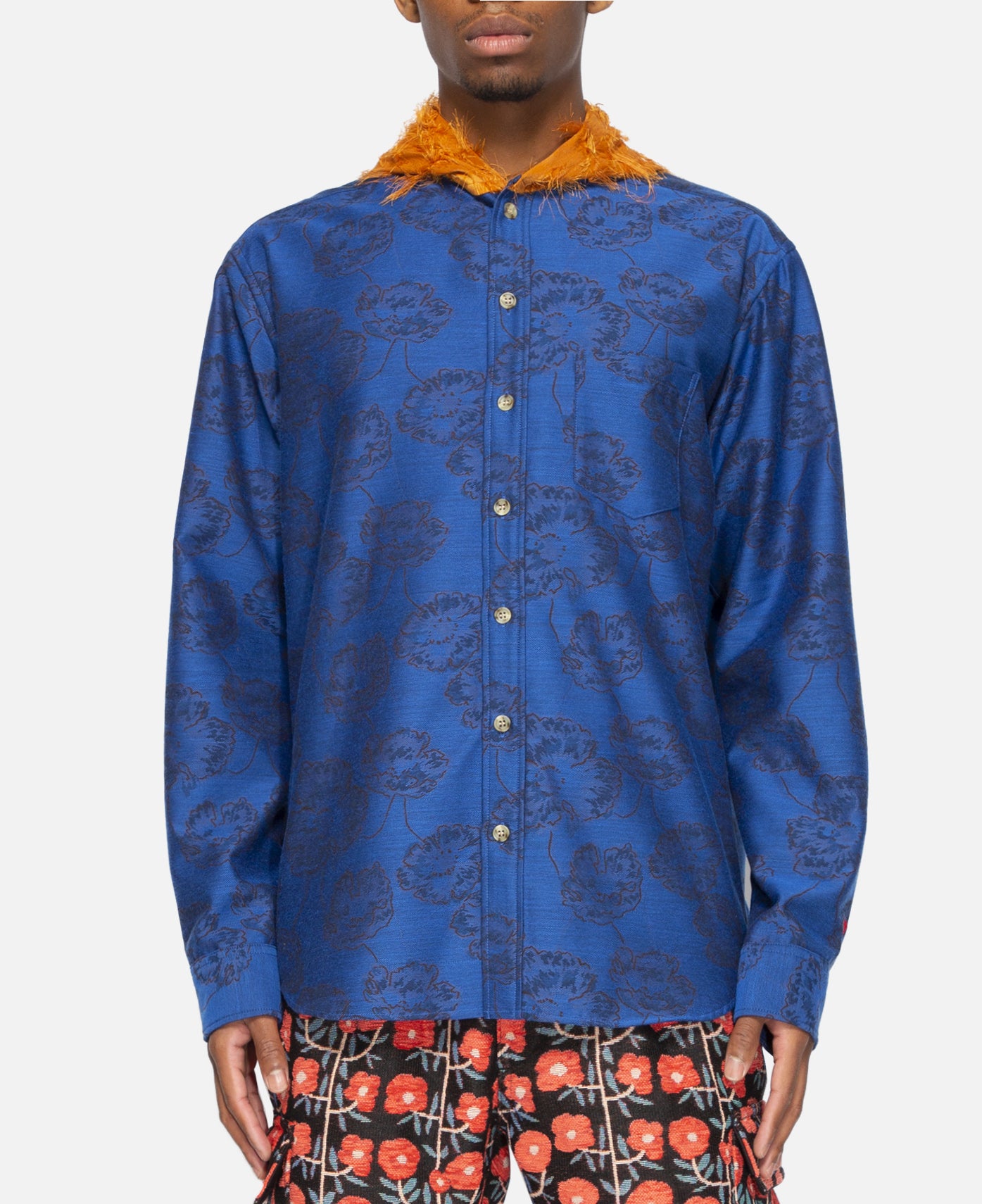Hooded Shirt (Blue)
