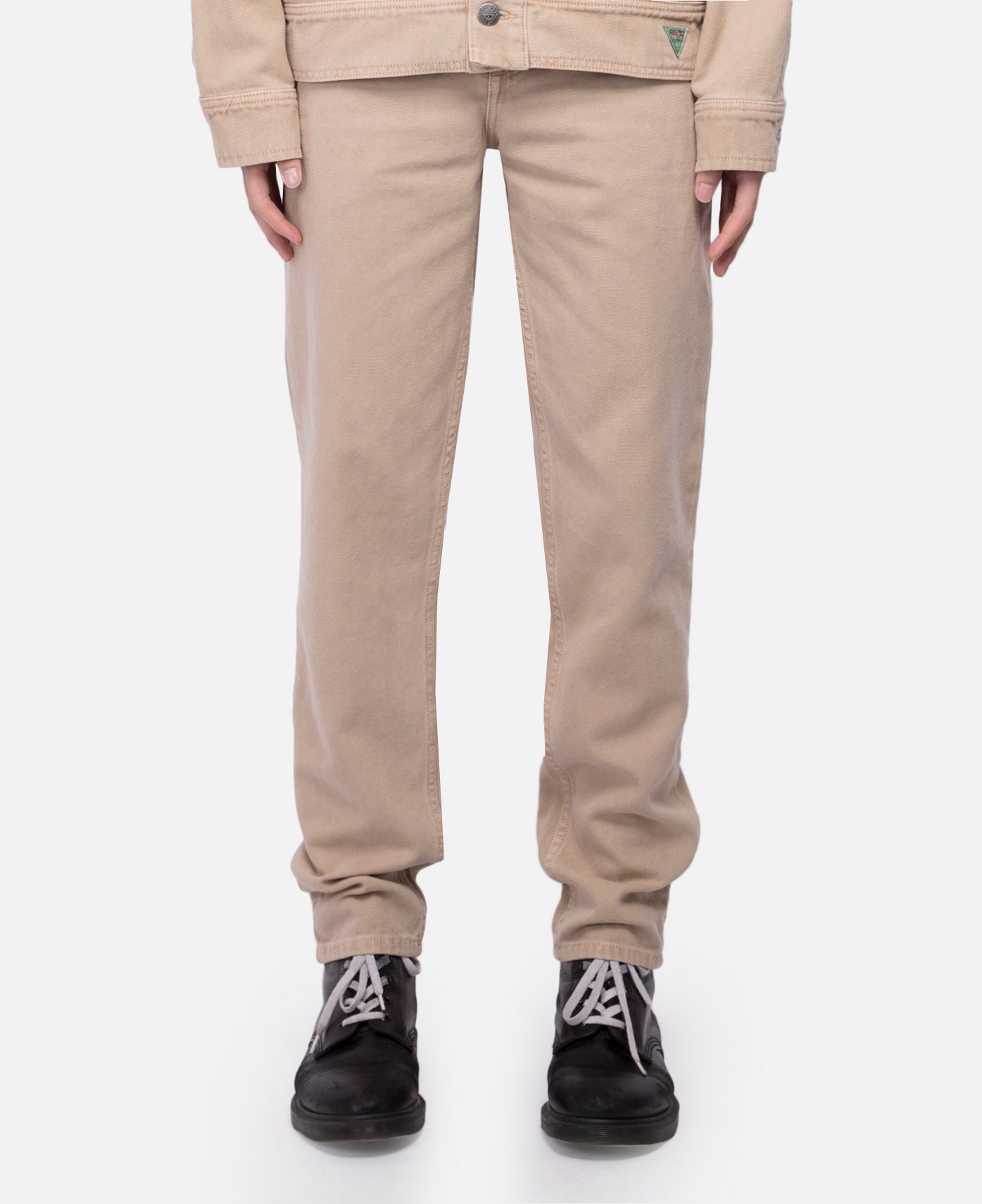 Darted Straight Jeans