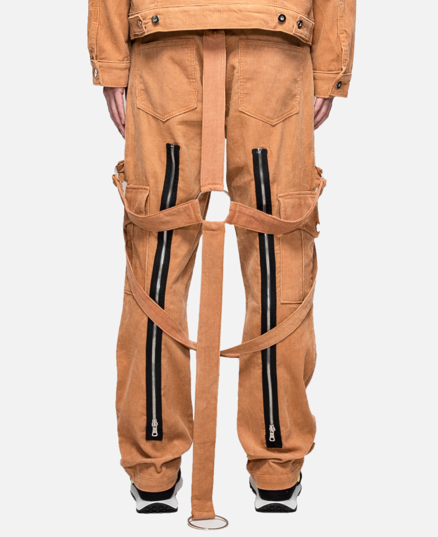 Corduroy Crucifix Bondage Trouser (Brown)