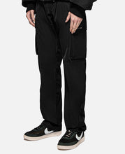 Nylon Cargo Pants (Black)