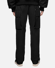 Nylon Cargo Pants (Black)