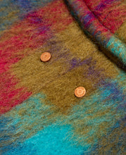 Unisex Harrycheck Balmacaan Shaggy Wool Coat (Multi)