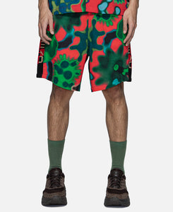 Amoeba Watercolour Beach Shorts (Green)