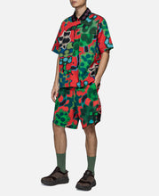 Amoeba Watercolour Beach Shorts (Green)