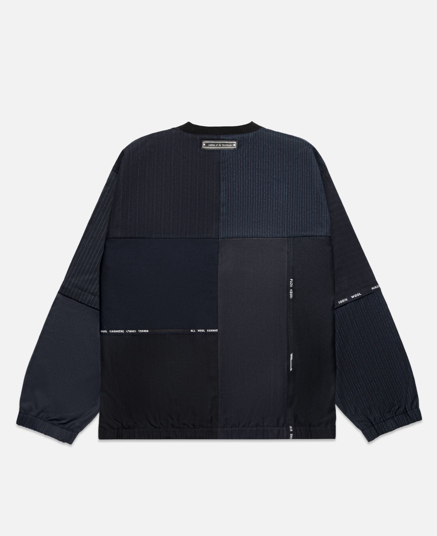 Dead Stock Wool Patchwork PO (Navy)