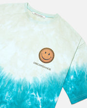 Hand Dyeing And Print T-Shirt (Blue)