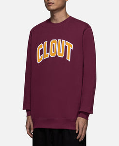 CLOUT Sweatshirt (Burgundy)