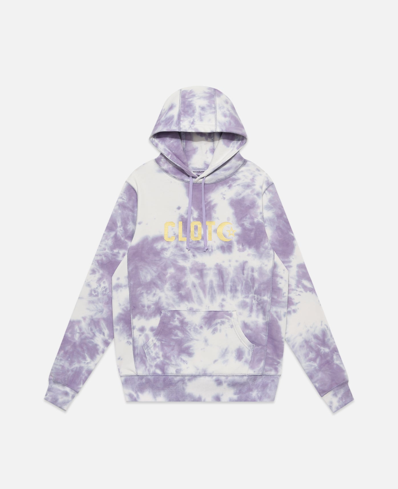 Foil CLOT Tie Dye Hoodie (Purple)
