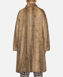 Fur Southern Collar Coat (Beige)