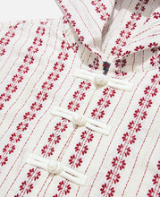 Hooded Henley Shirt (White)