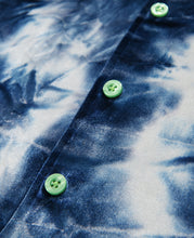 Open Collar Shirt (Blue)