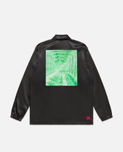Satin Coach Jacket (Black)