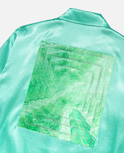 Satin Coach Jacket (Green)