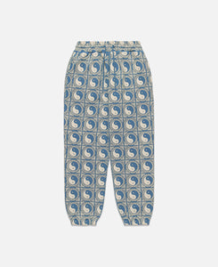 Square Tai Chi Sweatpants (Blue)