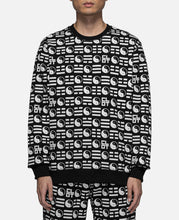 Tai Chi All Over Print Sweatshirt (Black)