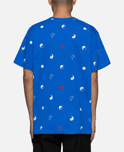 Tai Chi All Over Print T-Shirt (Blue)
