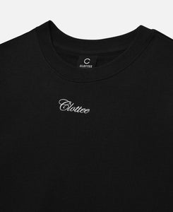 CLOTEE Script Crewneck Sweatshirt (Black)